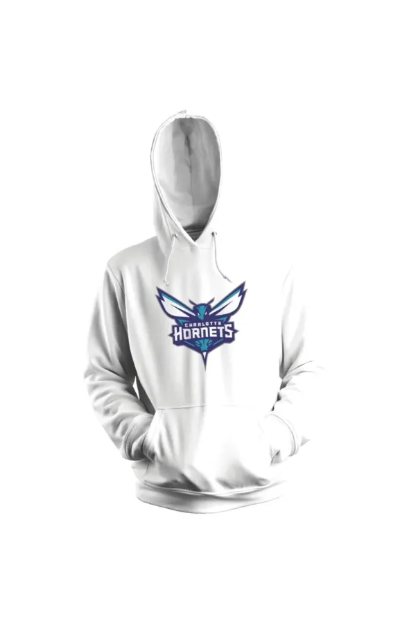 Charlotte Hornets Kapşonlu Sweatshirt Hoodie - %100 Pamuk