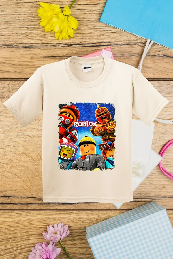 Roblox Baskılı Çocuk Tshirt