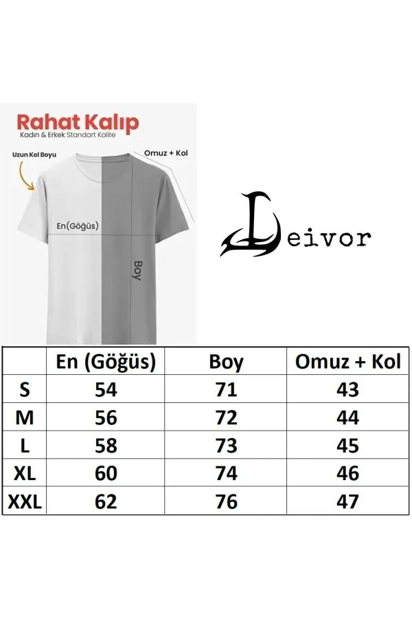 Grey Wolf Symbol Türkiye Back and Front Printed Unisex T-shirt