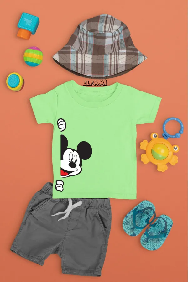T-shirt imprimé dessin animé pour filles/garçons