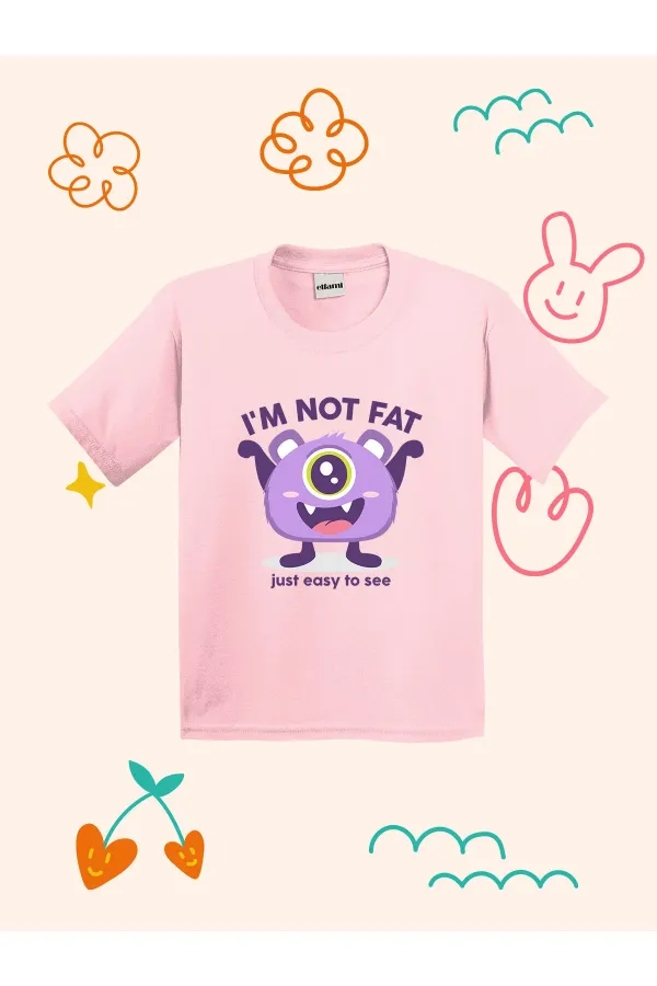 T-shirt enfant imprimé avec un motif de monstre mignon