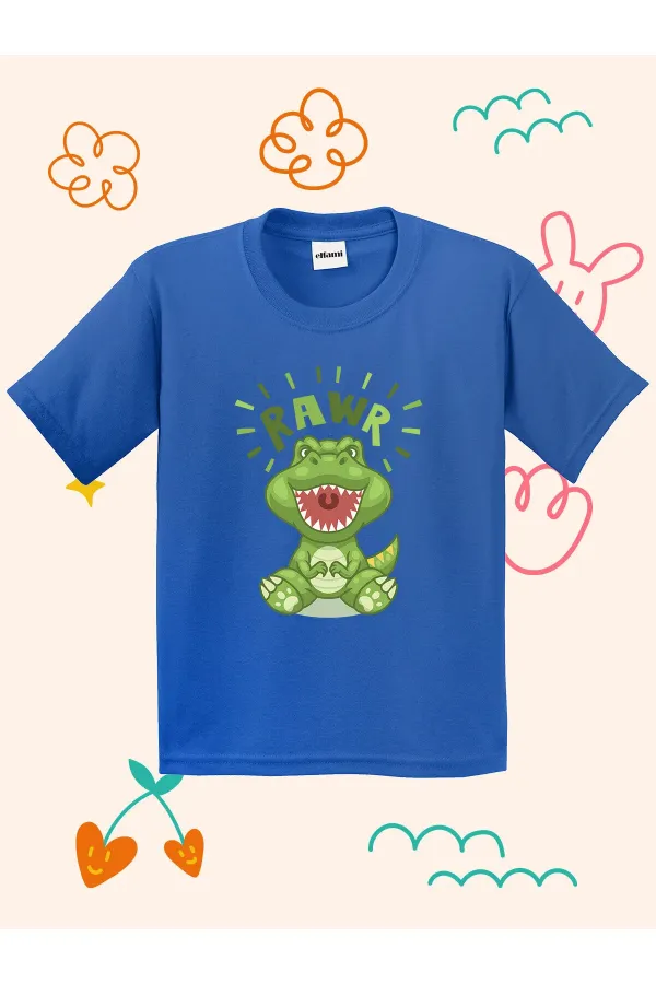 Rawr Religious Printed Kids T-shirt