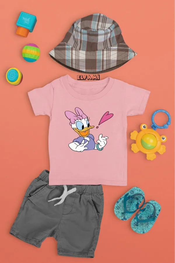 T-shirt imprimé dessin animé pour filles/garçons