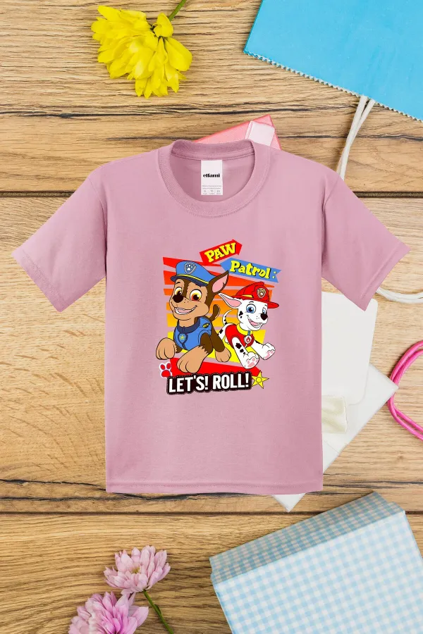 T-shirt imprimé Paw Patrol Let's Roll pour enfants