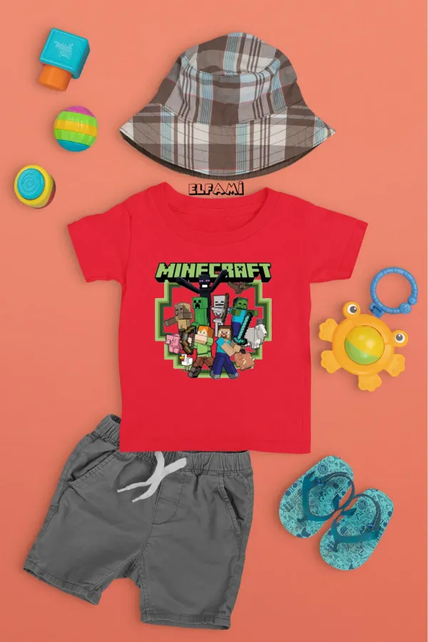 T-shirt imprimé Creeper pour fille/garçon