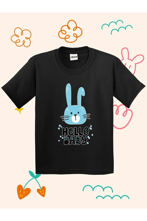 Hello Baby Printed Kids T-shirt