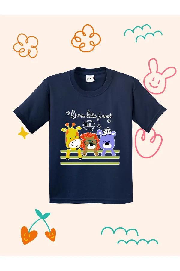 Three Little Friends themed kids' t-shirt