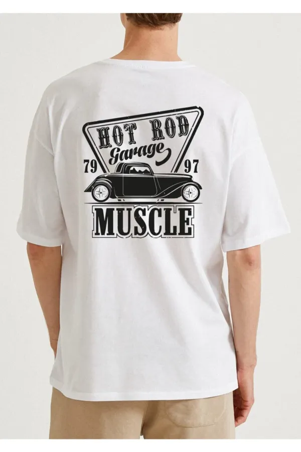 Muscle Print Oversize T-shirt