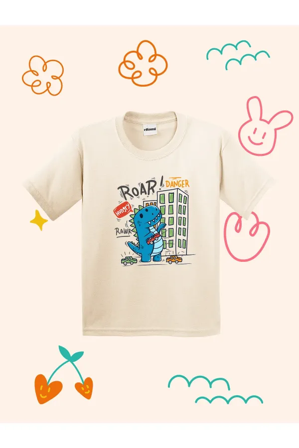 Roar Dino Printed Kids T-shirt