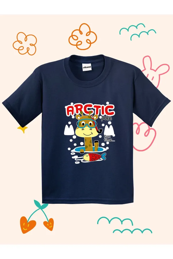 T-shirt enfant Girafe Polaire