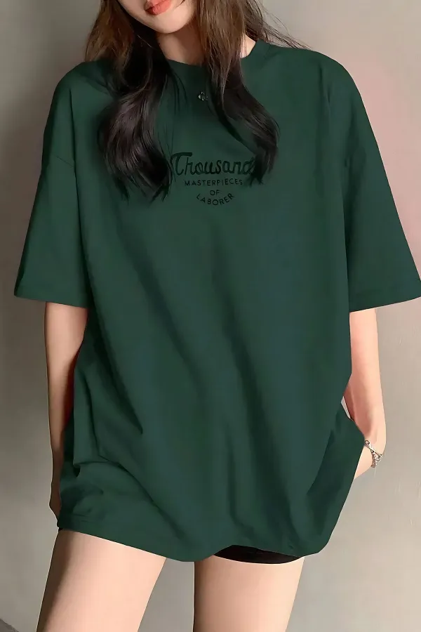 Women's Printed Oversize T-shirt