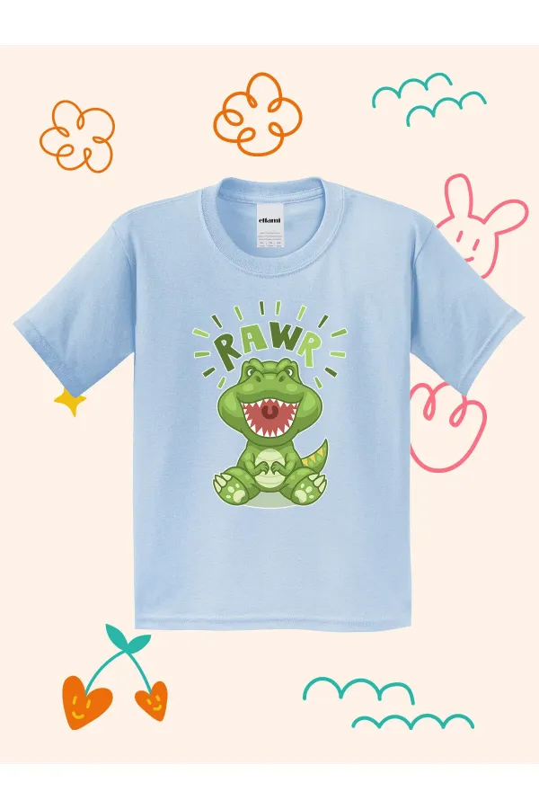 Rawr Religious Printed Kids T-shirt