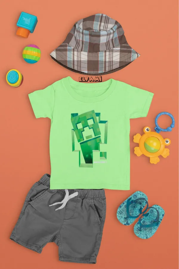 T-shirt imprimé Creeper pour fille/garçon