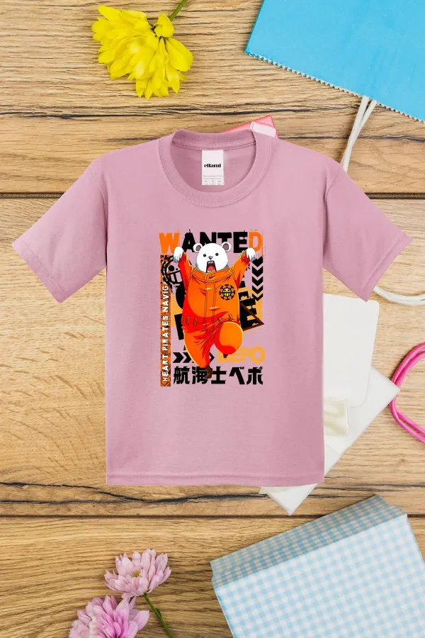 OnePiece Bepo Printed Kids T-shirt