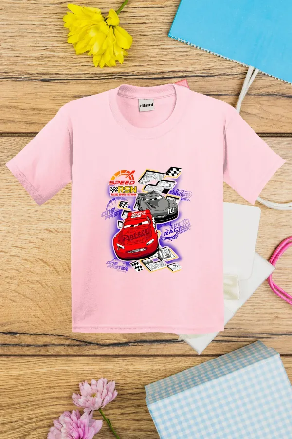 T-shirt imprimé Cars Rsn pour enfants