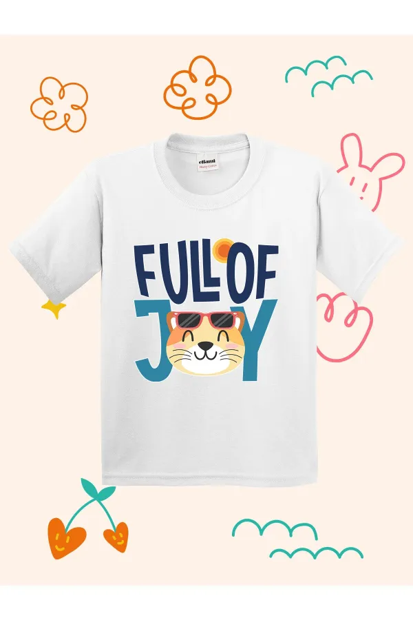 Full Of Joy Printed Kids T-shirt