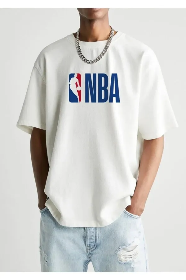 Oversized T-shirt with logo print