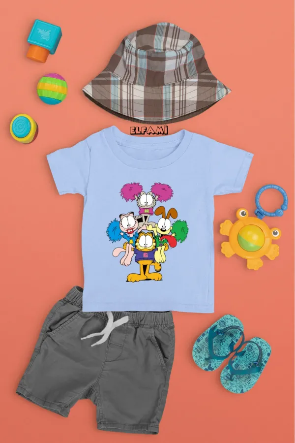 T-shirt imprimé dessin animé pour filles/garçons