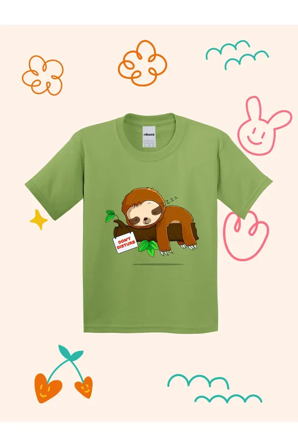 Don't Disturb Printed Kids T-shirt