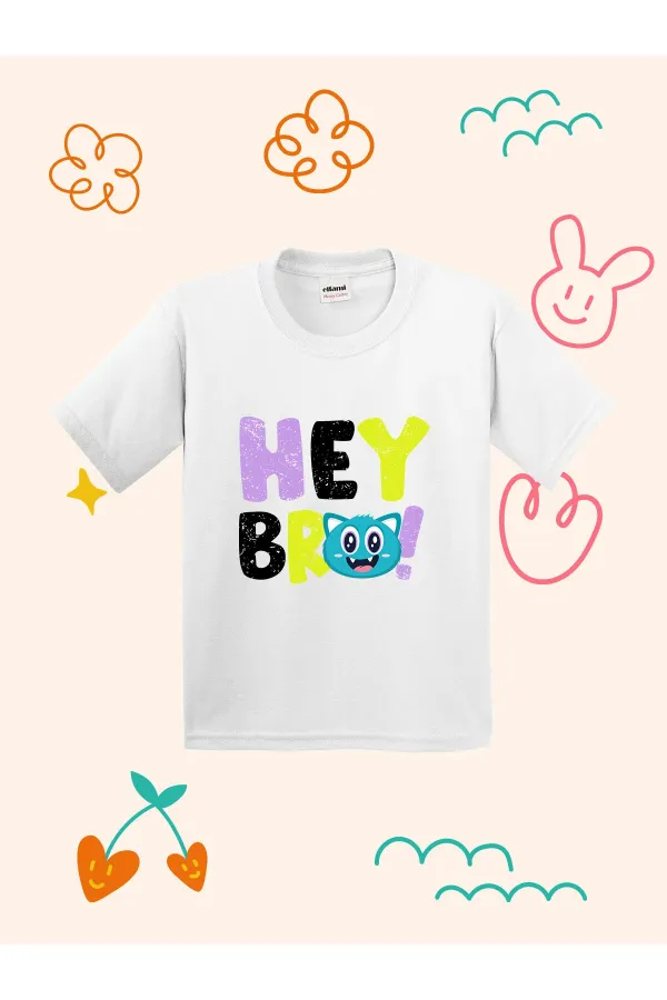 T-shirt enfant Hey Bro Design