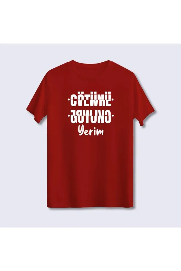 Espiri Secret Text Folded Oversize T-Shirt