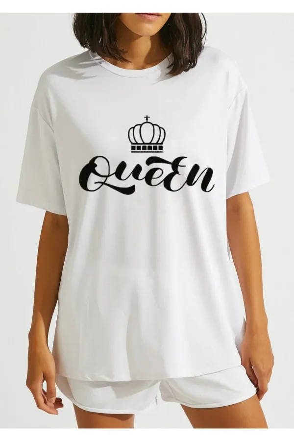 Queen Printed Oversize T-shirt