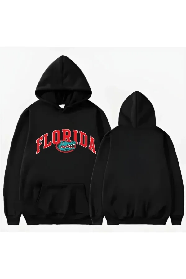 FLORIDA PRINTED HOODED SWEATSHIRT FLORIDA PRINTED HOODED SWEATSHIRT