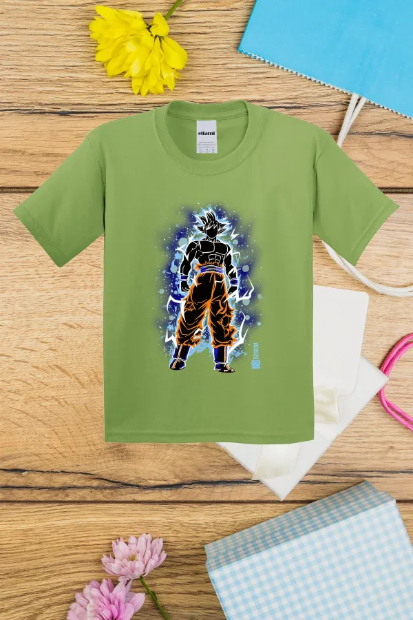 T-shirt imprimé pour enfants avec motif Goku