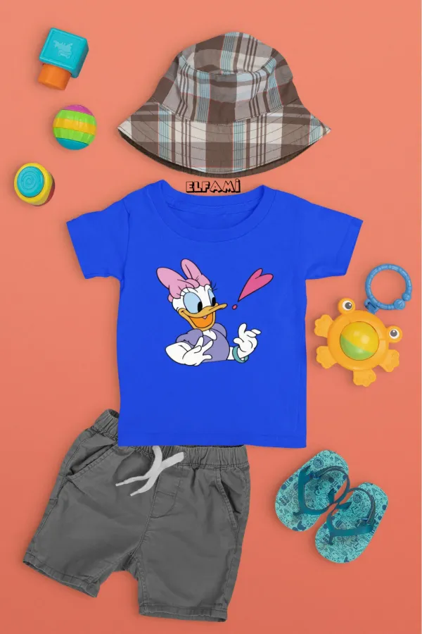 T-shirt imprimé dessin animé pour filles/garçons