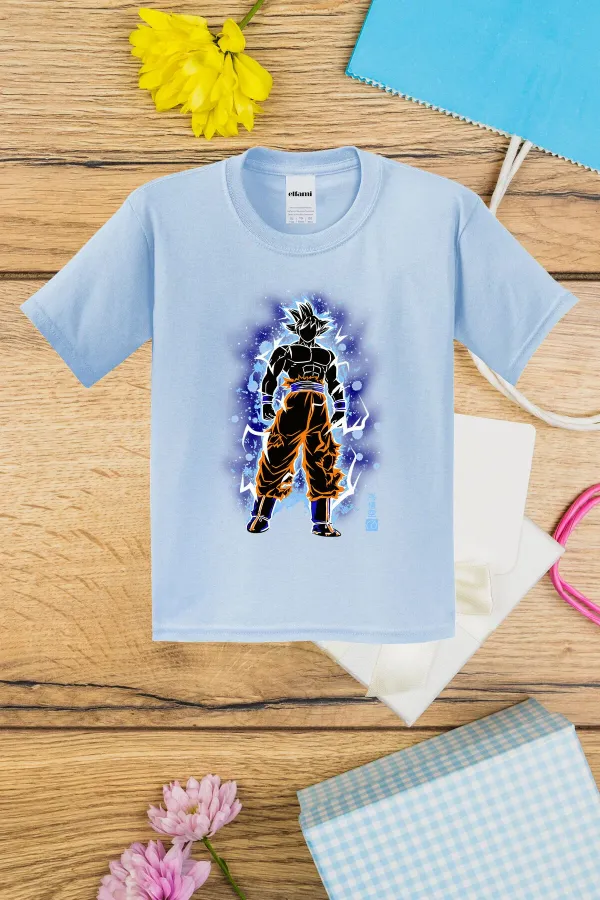 T-shirt imprimé pour enfants avec motif Goku