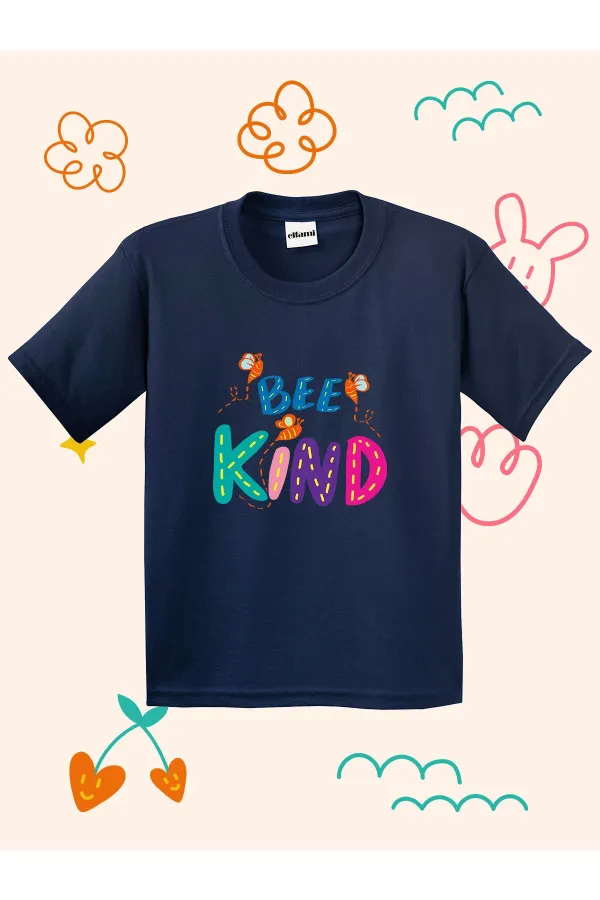 Bee Kind Design Printed Kids T-shirt