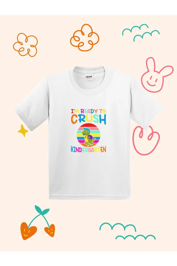 Kindergarten Design Printed Kids T-shirt