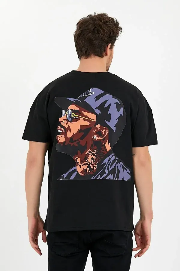 Şapkalı Rapçi Oversize T-shirt