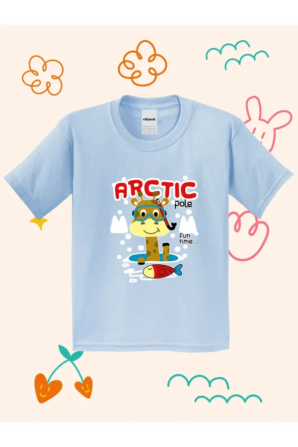 T-shirt enfant Girafe Polaire