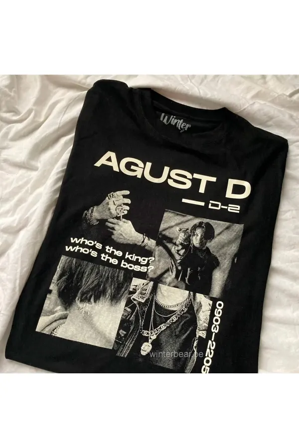 Favoriconsept - Bts - Suga Agust D Who's The King Boss Unisex T-Shirt