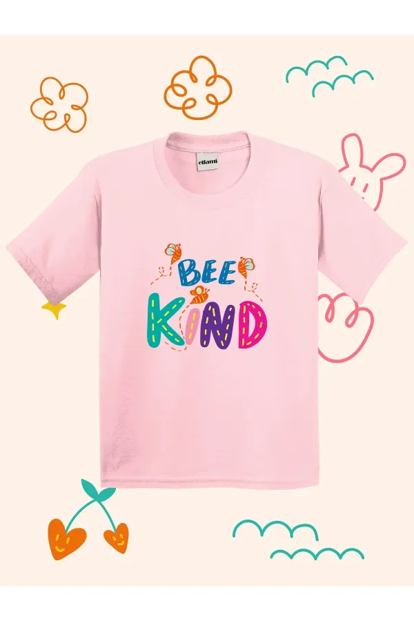 Bee Kind Design Printed Kids T-shirt