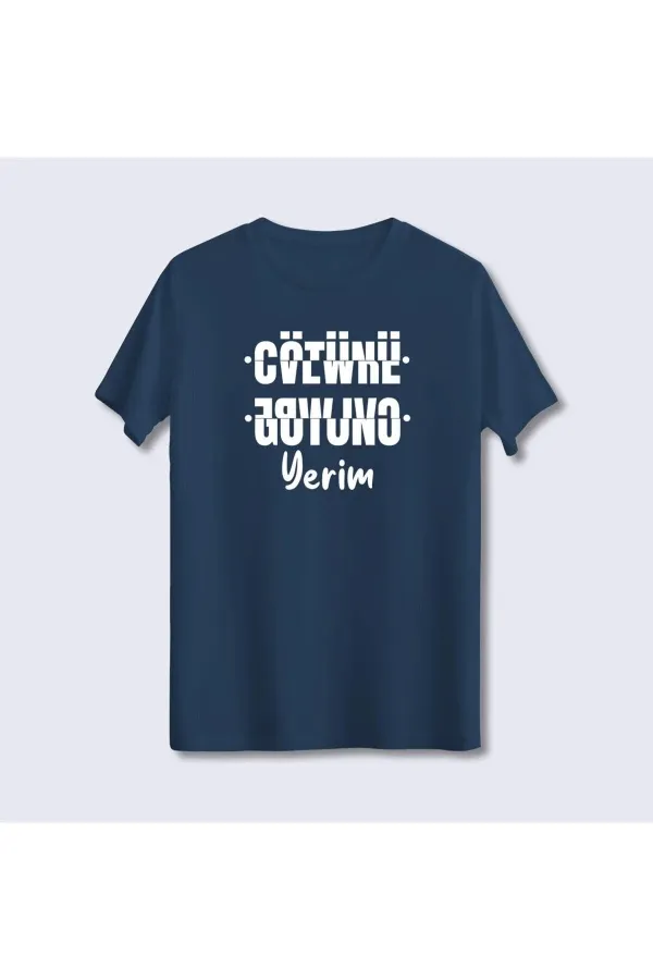 Espiri Secret Text Folded Oversize T-Shirt