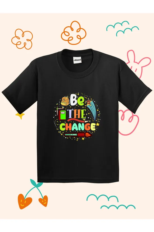 Be The Change Printed Kids T-shirt