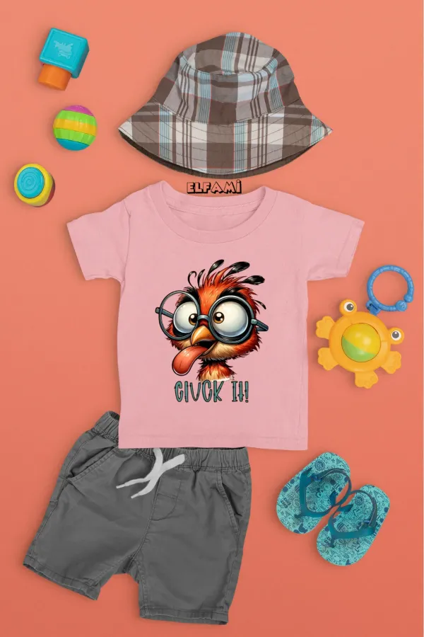 T-shirt imprimé dessin animé pour filles/garçons