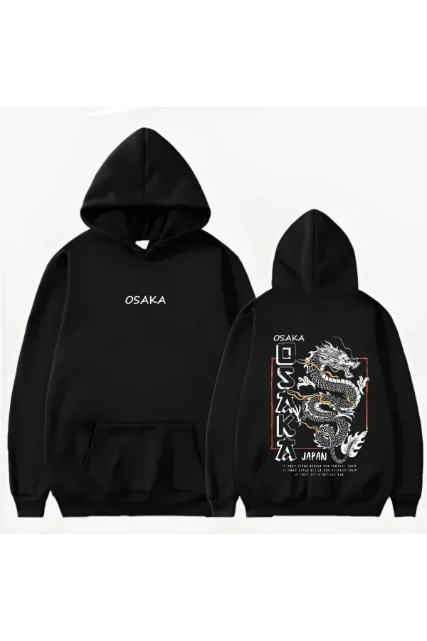SWEAT-SHIRT À CAPUCHE IMPRIMÉ OSAKA