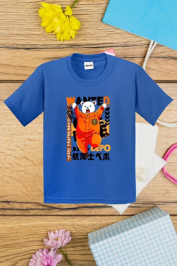 OnePiece Bepo Baskılı Çocuk Tshirt