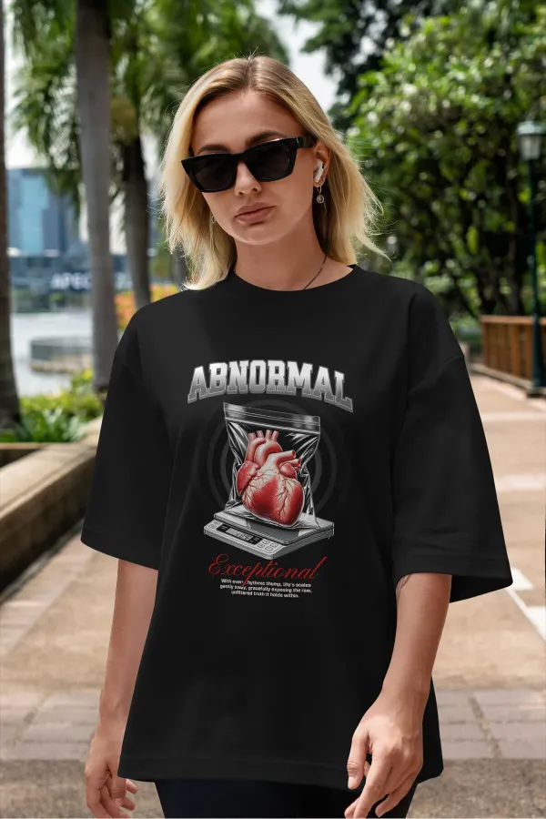 Unisex Men's/Women's AFTERWORK Custom Printed Oversize Cotton Crew Neck T-Shirt