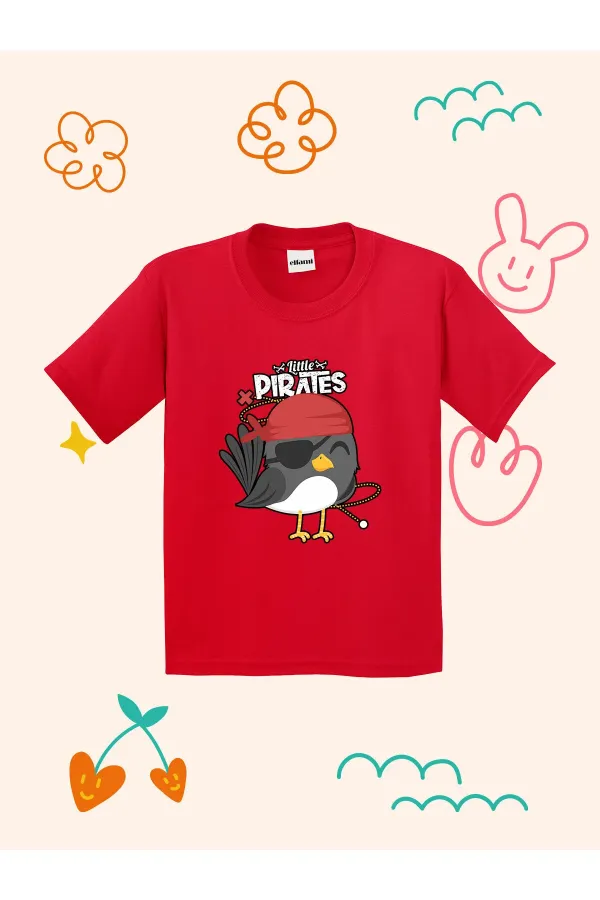 T-shirt enfant imprimé Petits Pirates
