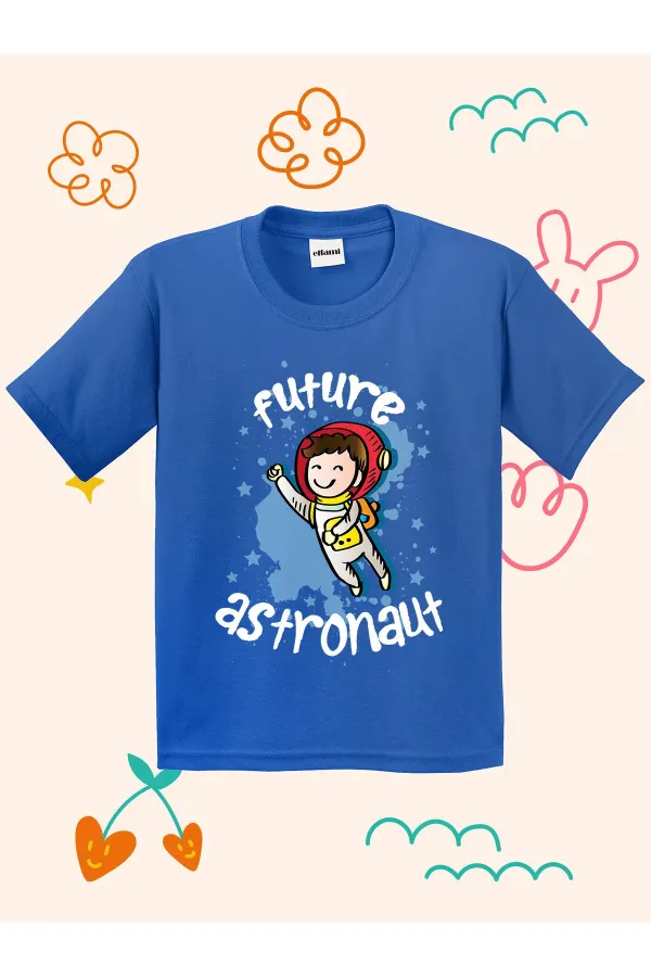T-shirt enfant imprimé motif astronaute