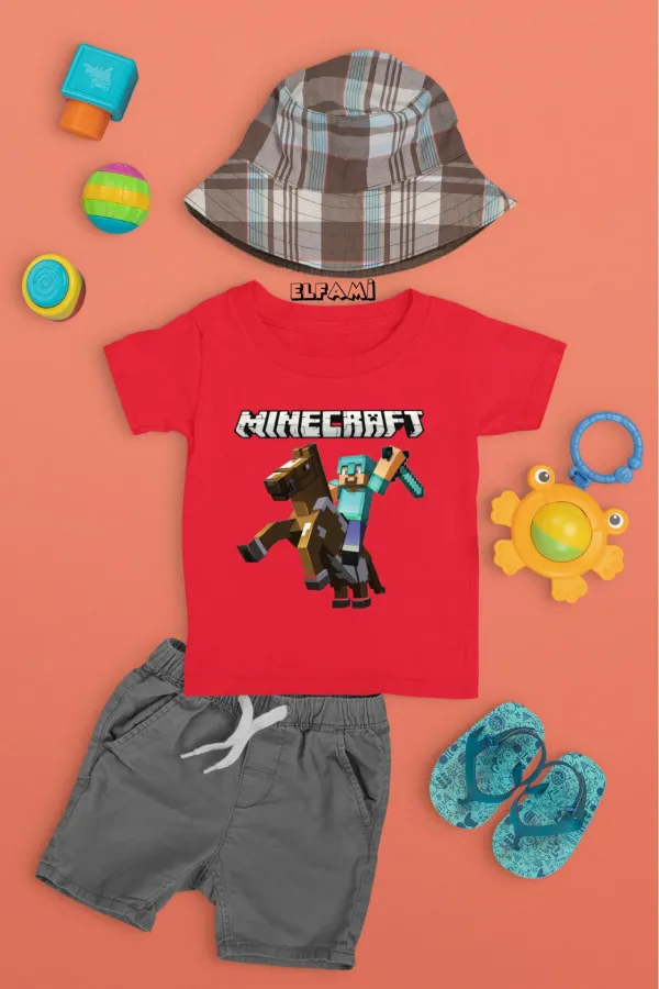 Creeper Detail Printed Girls/Boys T-Shirt