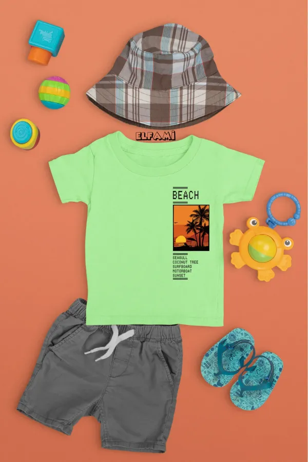 T-shirt imprimé NASA pour filles/garçons