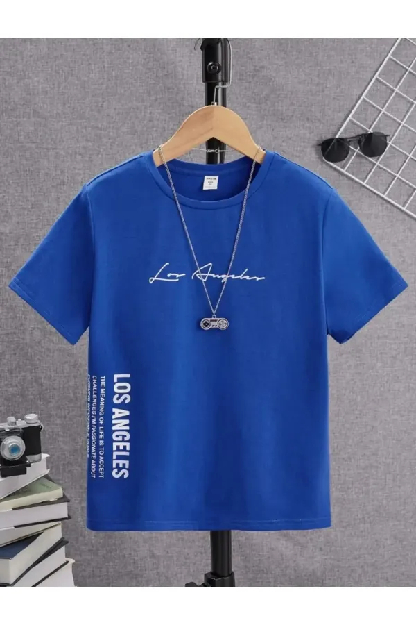 T-shirt enfant imprimé Los Angeles sur le devant et le côté