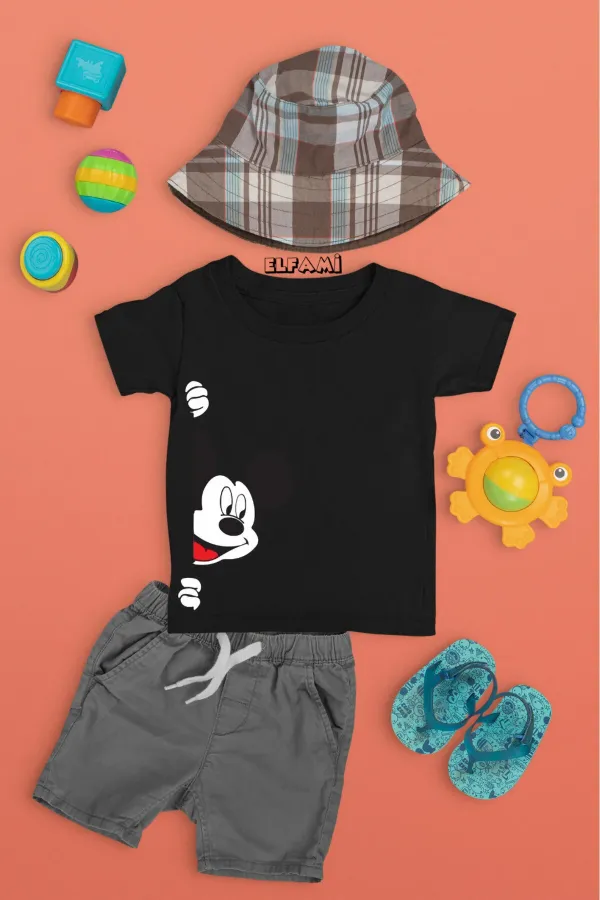 T-shirt imprimé dessin animé pour filles/garçons