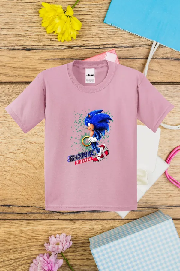 T-shirt imprimé Sonic The Hedgehog pour enfants