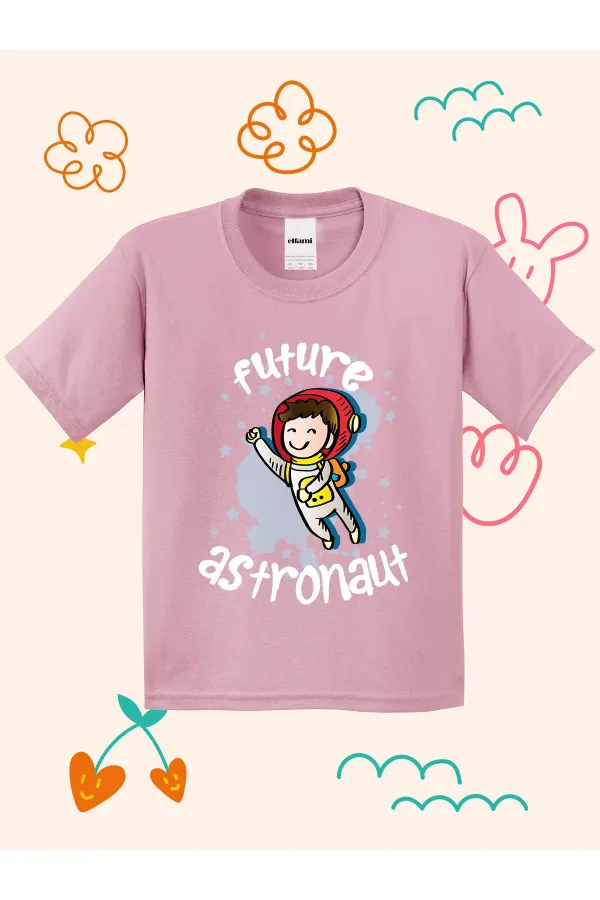 T-shirt enfant imprimé motif astronaute
